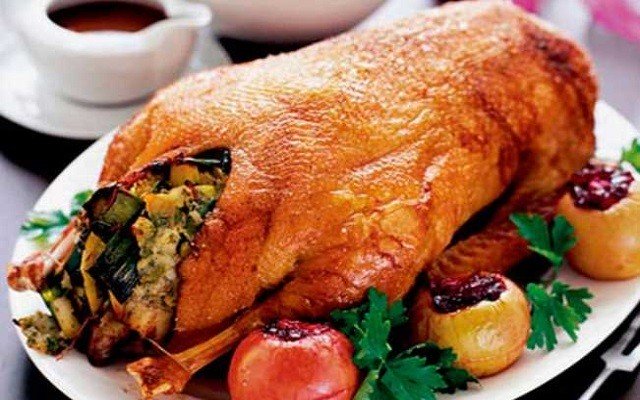 фаршированный гусь