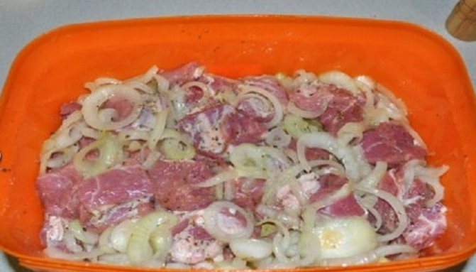 маринад с подсолнечным маслом