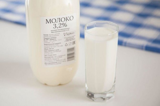 Пастеризованное молоко.