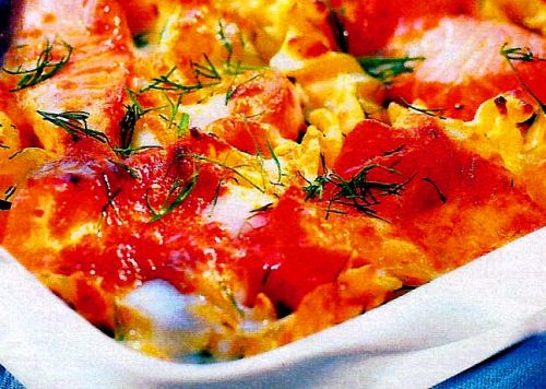 Рыбка пикша запеченная с грибами